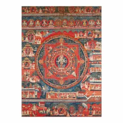 Reproduction sous Marie-Louise Mandala d'Amoghapasha, Népal, 1860