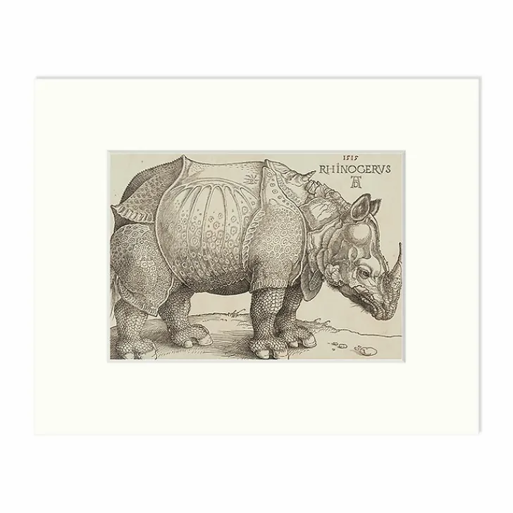 Online Reproduction sous Marie-Louise Albrecht Dürer - Le rhinocèros, 1515 Affiches Et Reproductions