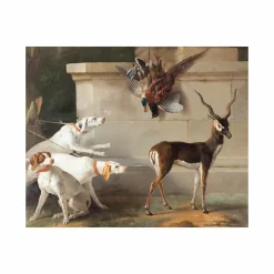 Online Reproduction sous Marie-Louise Jean-Baptiste Oudry - Trois chiens et une antilope, 1745 Affiches Et Reproductions