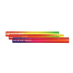 Règle cubique 20CM Rose/jaune Logo Grand Palais