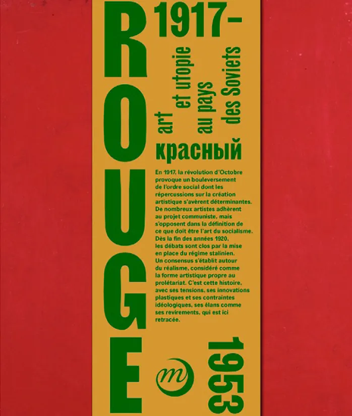 Rouge, Art et utopie au pays des Soviets - Catalogue d'exposition