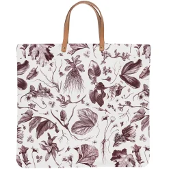 New Sac cabas rouge Herbier du roi - Maison Baluchon Sacs, Tote Bags