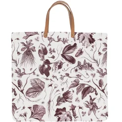 New Sac cabas rouge Herbier du roi - Maison Baluchon Sacs, Tote Bags