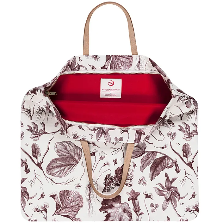 New Sac cabas rouge Herbier du roi - Maison Baluchon Sacs, Tote Bags