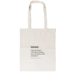 Sac Gustave Flaubert - "minuit. Limite du bonheur et des plaisirs honnêtes..."