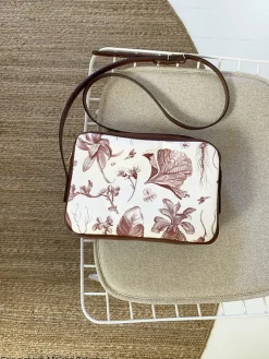 Online Sac à main rouge Herbier du Roi - Maison Baluchon Sacs, Tote Bags