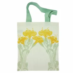 Sac tote bag Émile Bernaux - Décor floral Art nouveau