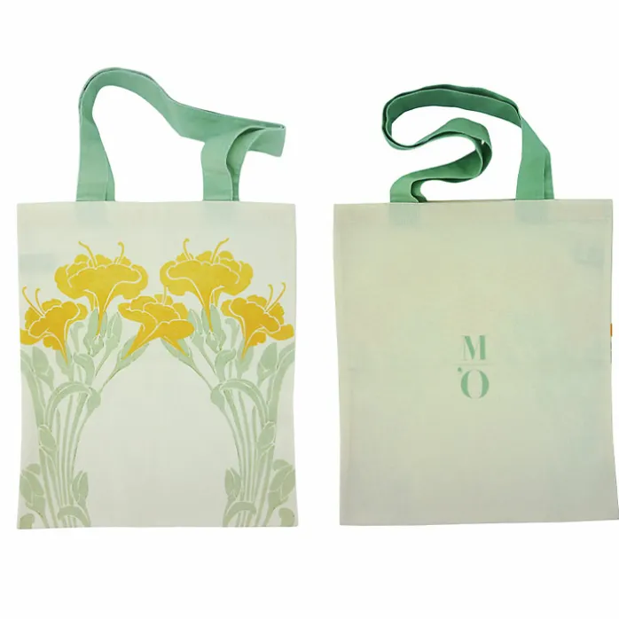 Sac tote bag Émile Bernaux - Décor floral Art nouveau