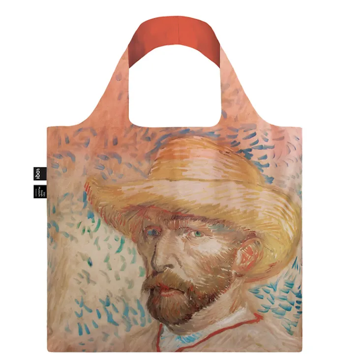 Outlet Sac Van Gogh Autoportrait au chapeau de paille - Loqi Sacs, Tote Bags
