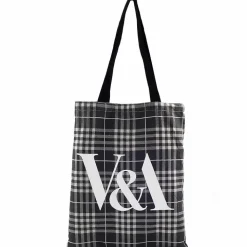 Sale Sac V&A Plaid gris Sacs, Tote Bags