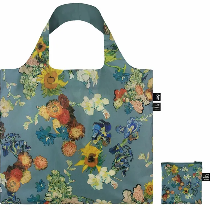 Sac Vincent van Gogh - Bouquet de fleurs - Bleu - Loqi