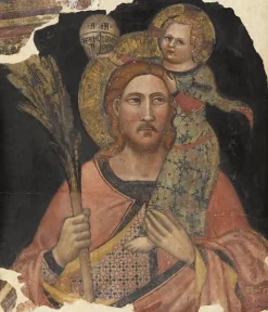 Saint Christophe et l'Enfant Jésus (affiches d'art)