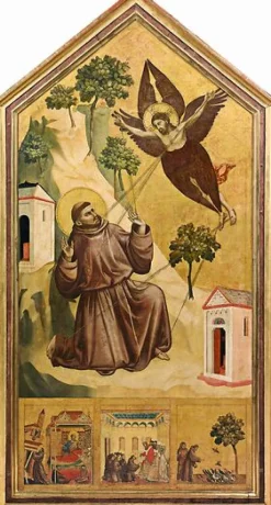 Saint François d'Assise recevant les stigmates (affiches d'art)