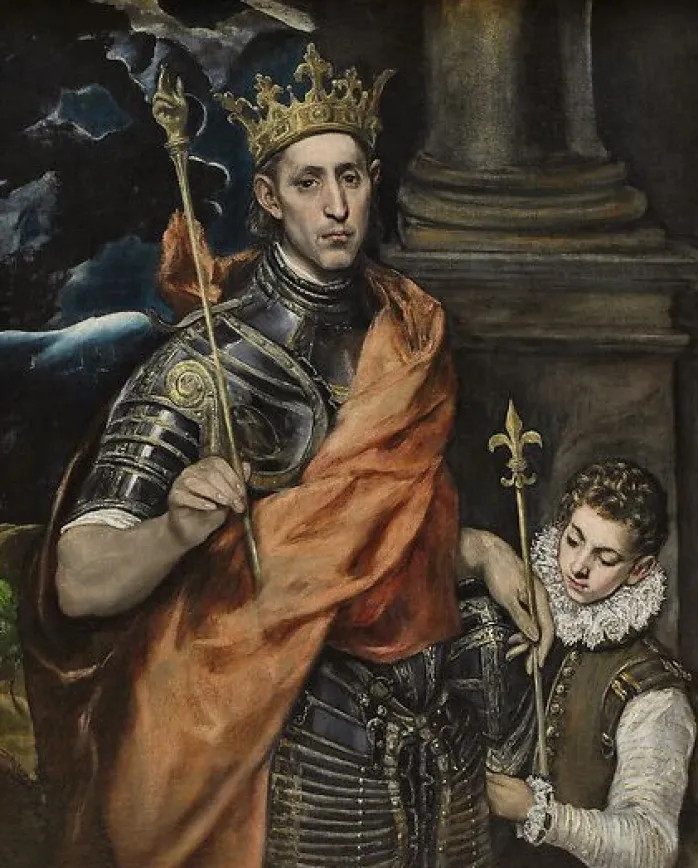 Saint Louis et son page (panneaux aluminium)