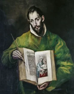 Saint Luc (détail) (toiles encadrées)