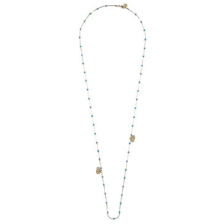 Sale Sautoir Nymphéas Turquoise - Les Cleias Colliers Et Pendentifs