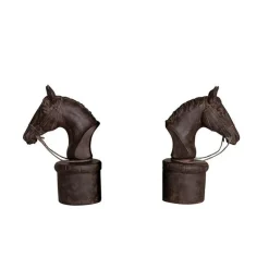 Online Serre-livres en résine Tête de cheval Art De La Maison