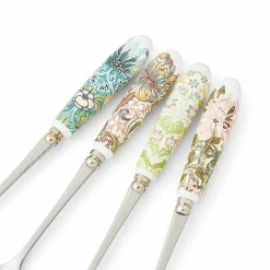 Hot Set de 4 cuillères à dessert Fleurs et fruits - Morris & Co. Art De La Table