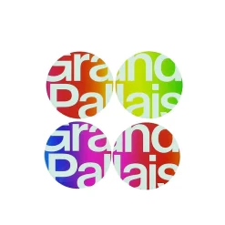Set de 4 dessous de verre Logo Grand Palais