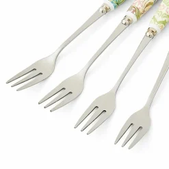 Set de 4 fourchettes à dessert Fleurs et fruits - Morris & Co.