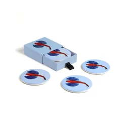 Discount Set 4 Dessous de verre en céramique Fishkoï - Gangzaï Art De La Table