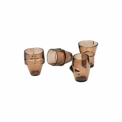 Online Set de 4 verres empilables Corps - Brun - Doiy Art De La Table