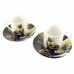 Outlet Set Expresso Vermeer - La laitière - Rijks Museum Art De La Table