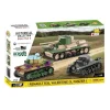 Set 3 Maquettes Renault, Valentine, Panzer - Cobi Historical Collection World war II