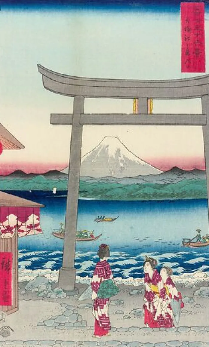 Shôshû Enoshima iriguchi (toiles encadrées)
