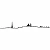 New Silhouette Paris Noire 50 cm - The Line Art De La Maison
