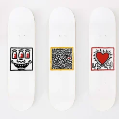 Skateboard Keith Haring Untitled (Snake) - The Skateroom Design|Art De La Maison
