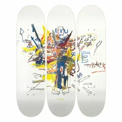Skateboards Triptyque Jean-Michel Basquiat - Exu, 1988 - The Skateroom