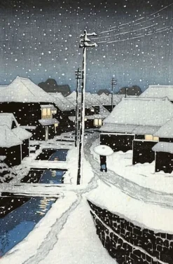 Best Soir de neige à Terajima, 1883-1957 (panneaux aluminium) Panneaux Aluminium|Panneaux Acryliques