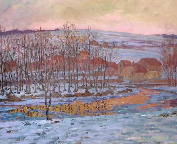 Online Soir d'hiver à Pontarlier (panneaux acryliques) Panneaux Acryliques|Toiles Sur Châssis