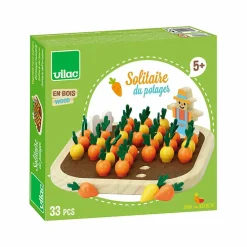 Solitaire du potager en bois - Jour de récolte - Vilac