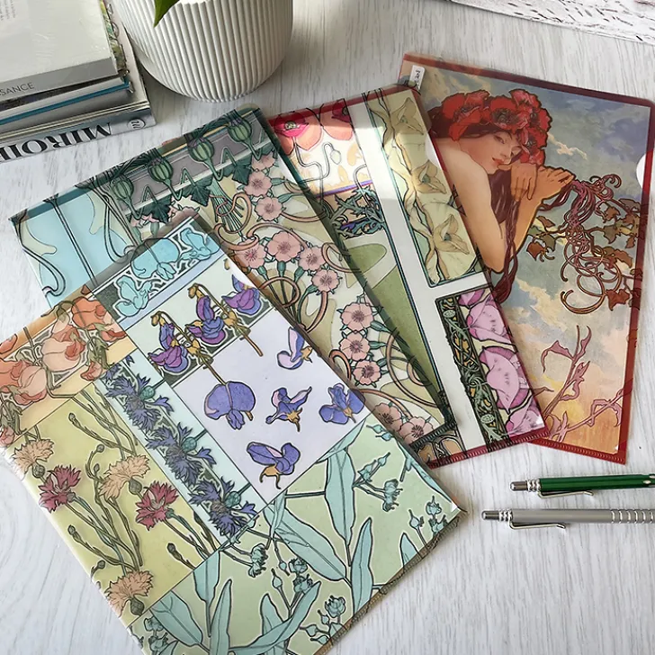 Sous-chemise A4 Alphonse Mucha - Motifs décoratifs, planche 41 Chemises Et Sous-Chemises