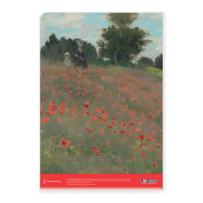 Sous-chemise A4 Claude Monet - Coquelicots, 1873