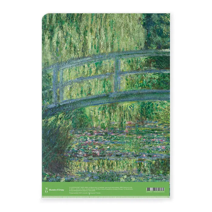 Sous-chemise A4 Claude Monet - Le Bassin aux nymphéas, Harmonie verte, 1899