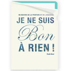 Best Sous-chemise Citation Monet - A4 Chemises Et Sous-Chemises