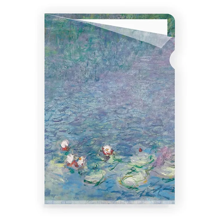 Discount Sous-chemise Claude Monet - Nymphéas, Matin, entre 1914 et 1926 - A4 Chemises Et Sous-Chemises
