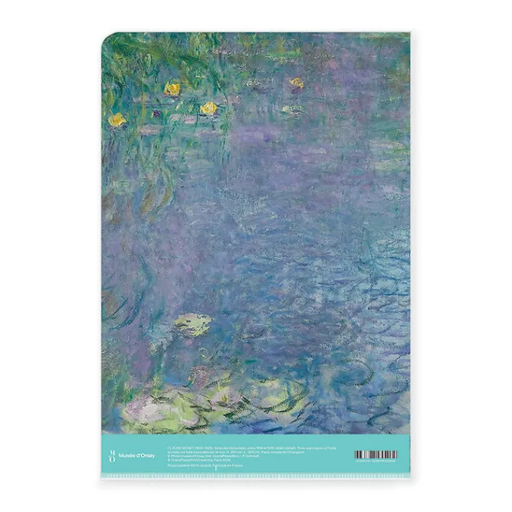 Discount Sous-chemise Claude Monet - Nymphéas, Matin, entre 1914 et 1926 - A4 Chemises Et Sous-Chemises