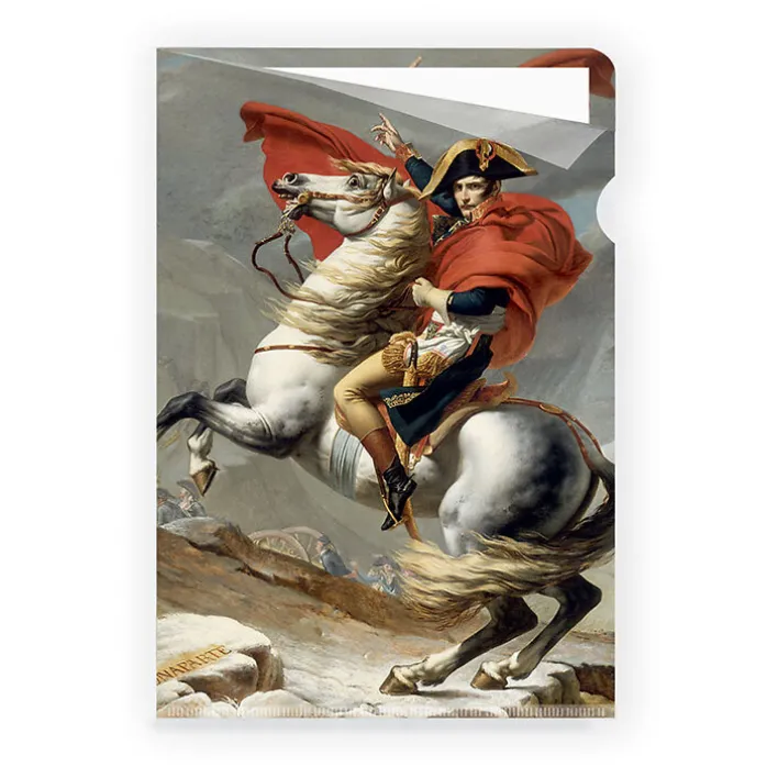 Sous-chemise Jacques-Louis David - Bonaparte franchissant le mont Saint-Bernard, 1802 - A4