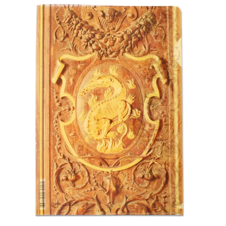 Clearance Sous-chemise Panneau de lambris au motif de Salamandre du Château de Fontainebleau - A4 Chemises Et Sous-Chemises