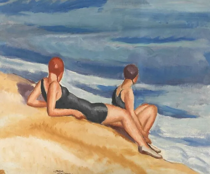 Sur la plage (panneaux aluminium)