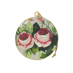 Suspension 2 roses Marie-Antoinette