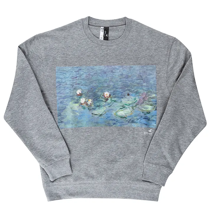 New Sweat Nymphéas Gris T-Shirts Et Sweats