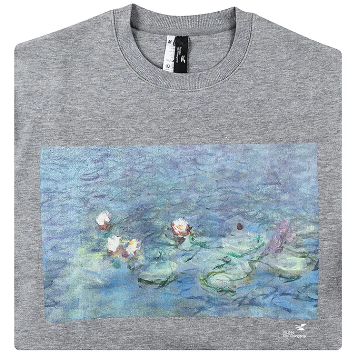 New Sweat Nymphéas Gris T-Shirts Et Sweats