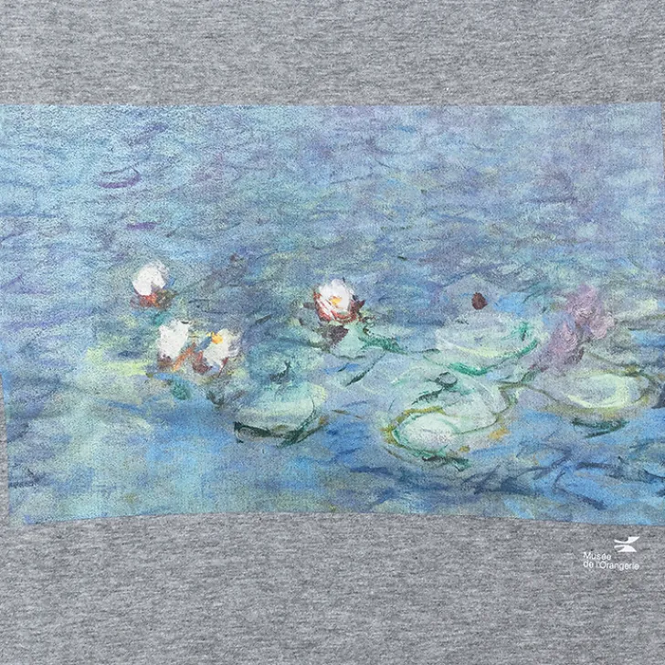 New Sweat Nymphéas Gris T-Shirts Et Sweats
