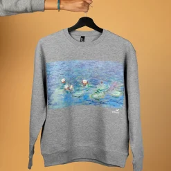 New Sweat Nymphéas Gris T-Shirts Et Sweats