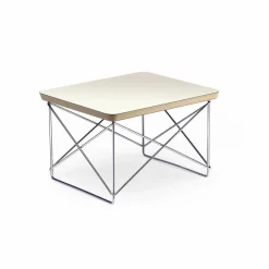 Table d'appoint LTR Eames - Contreplaqué blanc